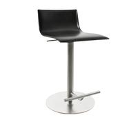 Tabouret de bar siège en cuir 54-79cm Thin S24 WxHxD 37x70x43cm