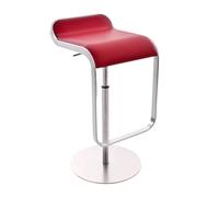 Tabouret de bar siège en cuir 63-75cm LEM S79 WxHxD 37x75x42cm