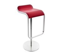 Tabouret de bar siège en cuir H88cm LEM S81 LxWxH 42x37x88cm