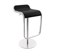 Tabouret de bar siège stratifié 66-79cm LEM S80 WxHxD 37x87x42cm