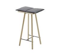 Fritz Hansen - Skagerak Tabouret de Bar Skagerak Georg 67cm chêne avec galette en laine et sangle en cuir