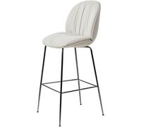 Tabouret de Bar Souple Beetle H77 Chrome Noir/ Reales 001