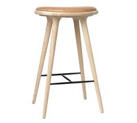 Mater High Stool Tabouret de Bar Chêne Savonné 74cm