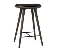 Tabouret de bar structure hêtre H 69cm legs sirka grey beech