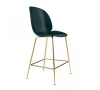 Tabouret de bar structure laiton Beetle 108cm WxHxD 53.5x108x58cm