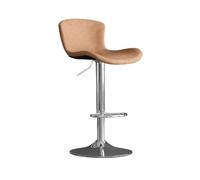 Tabouret De Bar Tabouret de Bar Simple et Tendance, Tabouret Haut Moderne for la Maison, léger, Luxueux, Dossier relevable, Chaise de Bar pivotante en Fer de 60 à 80 cm Tabouret Haut(A)
