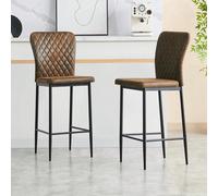 Tabouret de bar tabouret de chaise de bar design, chaise , avec tabouret à la mode avec pieds en métal, tabouret de comptoir repose-pieds pour bistro salle à manger et bar ▶ Housse en velours : textur