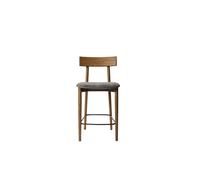 MUUBS Tabouret de bar Tetra Tissu couleur granite-chêne foncé huilé