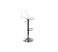 Tabouret de bar design transparent GALILEO - MILIBOO - Contemporain - Résistant aux chocs - Métal chromé
