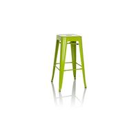 Tabouret de bar VANTAGGIO HIGH métallique vert hjh OFFICE Vert G