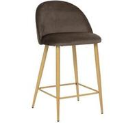 Atmosphera - Chaise de Bar slano Gris Taupe