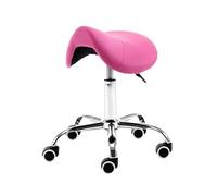 Tabouret De Barbier À roulettes, Siège Épais Et Roulant en Douceur, Hauteur Réglable, for La Maison, Le Bureau Et Le Salon(Color 5)