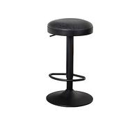 Tabouret de Barre pivotant réglable de 1 | Siège en Cuir Rond Confortable | Base métallique Durable et Repose-Pieds | Look de Luxe Solide - Chaise élégante Moderne Innovate