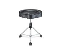 Tabouret de Batterie Gibraltar, Drum Throne 9800 Series - 9808SS-BK - siège en écrou 17" Coussin en Mousse à mémoire de Forme Vinyle Noir/Schwarz - à Double entretoise