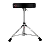 Tabouret de batterie Gibraltar, série 5000 (siège rond, diamètre 33 cm, assise en vinyle, verrouillage à mémoire, hauteur réglable en continu, pieds en caoutchouc 'Super Foot')