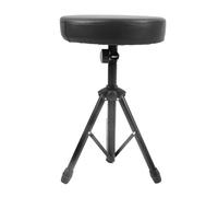 Tabouret de batterie rotatif pliable et réglable en hauteur - 3 pieds - Accessoires pour percussion, piano, clavier, studio, orchestre