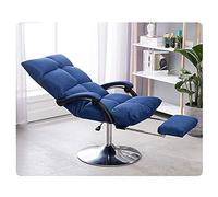 Tabouret de beauté portable réglable avec pivotant et repose-pieds - Violet inclinable pour salon et expérience de manucure