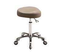 Tabouret De Bureau Ergonomique À Hauteur Hydraulique, Chaise À roulettes en Cuir PU, Rembourrage Épais, for Salon, Cuisine Et Bureau, Charge Maximale: 440lb(Color1)