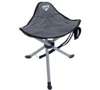 Tabouret de Camping Pliant - BESTWAY - Gris - Acier inoxydable - 105 kg - 3 pieds Gris G