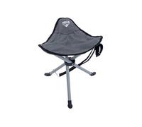 Tabouret de Camping Pliant - - Gris - Acier inoxydable - 105 kg - 3 pieds