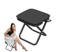 Tabouret de Camping Portable - Chaise de pêche Portable | Petits tabourets pliants | Tabouret Pliant Stable pour à l'extérieur, Marcher, chasser, Faire de la randonnée, pêcher et Voyager. Tabou