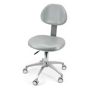 Tabouret de chaise dentaire pivotant à 360° en cuir PU pour une assise confortable dans les cliniques, les cabinets dentaires et les laboratoires