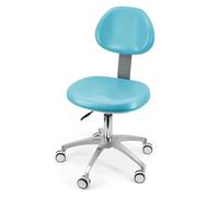 Tabouret de chaise dentaire pivotant à 360° en cuir PU pour une assise confortable dans les cliniques, les cabinets dentaires et les laboratoires