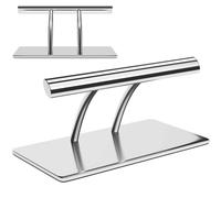 Tabouret de coiffeur de bureau, antidérapant, en acier inoxydable, 35 cm