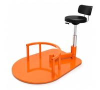 Tabouret de coiffeur pivotant pivotant à 180 ° Hauteur réglable Design moderne Siège haute résilience pour soulager la fatigue due à une position debout prolongée.