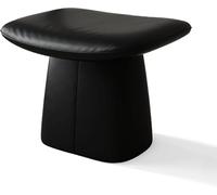 Tabouret de coiffeuse en bois massif avec coussin de selle pour chambre à coucher ou entrée