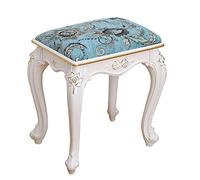 Tabouret de coiffeuse ottoman rembourré avec repose-pieds rembourré, facile à assembler, table basse polyvalente et siège de piano, meuble de maison élégant et confortable