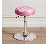 Tabouret de coiffeuse pivotant en cuir PU hydraulique réglable en hauteur | Pivotant à 360°, hauteur 39-54 cm, mousse épaisse, base en acier. Cuir synthétique facile à nettoyer. Idéal pour salon