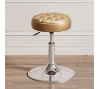 Tabouret de coiffeuse pivotant en cuir PU hydraulique réglable en hauteur | Pivotant à 360°, hauteur 39-54 cm, mousse épaisse, base en acier. Cuir synthétique facile à nettoyer. Idéal pour salon
