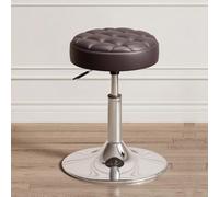 Tabouret de coiffeuse pivotant en cuir PU hydraulique réglable en hauteur | Pivotant à 360°, hauteur 39-54 cm, mousse épaisse, base en acier. Cuir synthétique facile à nettoyer. Idéal pour salon