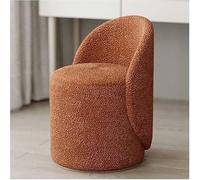 Tabouret de coiffeuse rond pivotant à 360° pour chambre à coucher et entrée