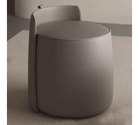 Tabouret de coiffeuse rond rembourré, chaise de maquillage pivotante pour la décoration de la maison, meuble multifonctionnel