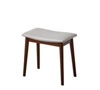 Tabouret de Coiffeuse, Tabouret de Coiffeuse, Chaise de Selle, Tabouret Ottoman, Chaise avec Pieds en Bois Massif, Banc de Piano Moderne, Maquillage(Grey)