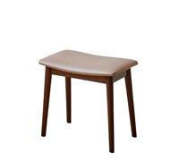Tabouret de Coiffeuse, Tabouret de Coiffeuse, Chaise de Selle, Tabouret Ottoman, Chaise avec Pieds en Bois Massif, Banc de Piano Moderne, Maquillage(Brown)