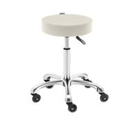 Tabouret de coiffure - 530-710 mm - 150 kg - Beige | physa