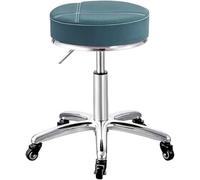 Tabouret de comptoir avec roulettes, chaise multifonction rotative à 360° pour salon, maison, chambre à coucher