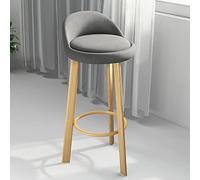 Tabouret de comptoir haut moderne en bois de 68,6 cm, tabouret de bar rond antidérapant pour cuisine/bar, siège ergonomique confortable, design élégant pour décoration d'intérieur