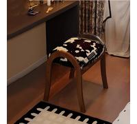 Tabouret de comptoir rectangulaire avec accoudoirs et assise rembourrée pour salon, chambre et entrée confort