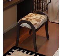Tabouret de comptoir rectangulaire avec accoudoirs et assise rembourrée pour salon, chambre et entrée confort