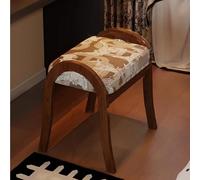 Tabouret de comptoir rectangulaire avec accoudoirs et assise rembourrée pour salon, chambre et entrée confort