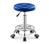 Tabouret de dessin ergonomique pivotant à 360° en cuir PU avec support dorsal pour salon, tatouage, spa, clinique médicale, multi-usages
