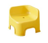 Tabouret de Douche Compact, Marchepied Léger, Tabouret Plastique avec Tapis Antidérapants, Facile à Nettoyer pour Cuisine, Chambre, Salon, Chevet, Multi-Usage(Yellow)