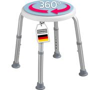 Tabouret de douche et de bain Peter pivotant à 360 degrés Charge maximale 150kg