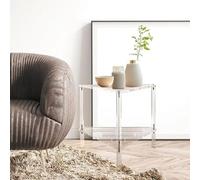 Tabouret de douche intérieur - Acrylique 11,81x12,2x12,2 pouces | banc de douche d'angle au design stable, Doučhe intérieure, rangement de salle de bain | Chaises de salle de bain stables Peŕ salon d