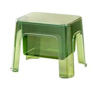 Tabouret de Douche - Tabouret Portable Transparent pour Salle de Bain avec Rangement | de douche pour personnes âgées | Pour rangement en coin de salle de bain, cuisine, chevet, meuble de toi