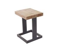 Tabouret de fleurs HWC-A15 bois massif de sapin rustique 48x36x32cm